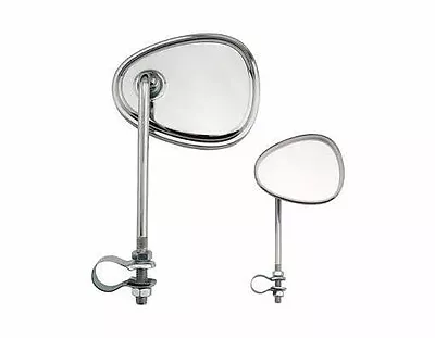 AUTHENTIC VINTAGE Lowrider Bicycle V Mirror All Chrome Road Cruiser Bike MIRROR • $10.99
