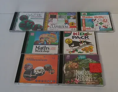 7 CD Bundle Educational PC CD-ROM • £10