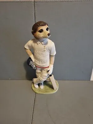 Country Artists~ Magnificent Meerkats~ Cricketer ~ Waiting To Bat~2016~VGC • £24.95