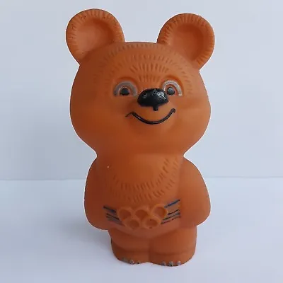 Misha Bear Mascot Mip Rare From 1980 Olympic Games Moscow Russian Rubber Doll  • $36.90
