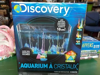 Discovery Kids Crystal Growing Aquarium Kit Magic Rocks Science Toys (AS T-1) • $5.99