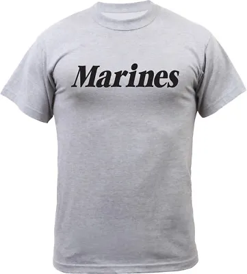 Grey Marines Physical Training PT Workout T-Shirt • $17.99