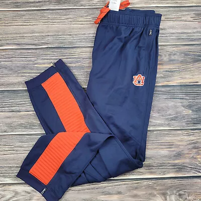 Auburn Tigers Under Armour Sweatpants Mens XL Blue Coldgear NCAA Orange String • $27.88