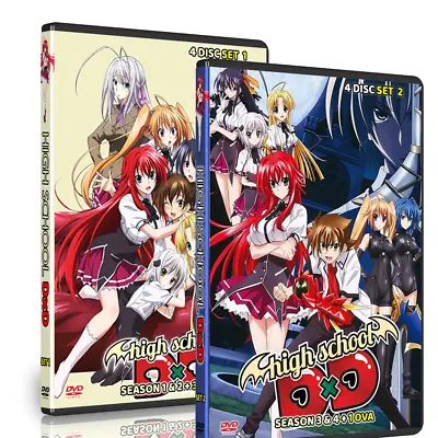 Anime Dvd High School Dxd Sea 1-4 Vol.1-49 End + 4 Ova *english Dubbed**uncut* • $30