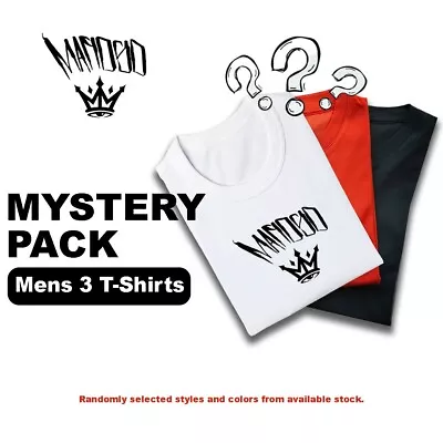 Mafioso Brand Mystery Pack 3 Assorted Men's Short Sleeve T Shirts Clothing Ap... • $41.99