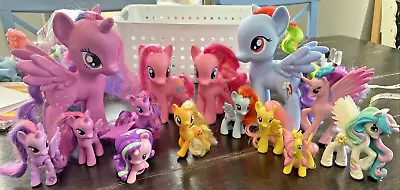 My Little Pony Lot Of 14 G4 Dash Twilight Sparkle Pinkie Pie Celestia Mixed Size • $79