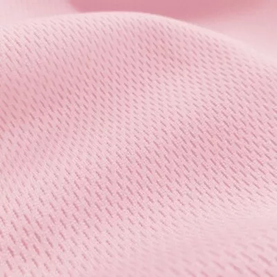 Baby Pink Flat Back Dimple Mesh Athletic Uniform Jersey Fabric - 58  Wide • $13.95