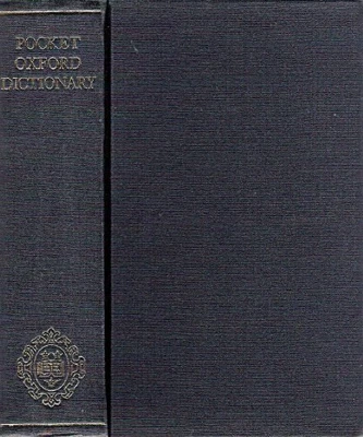£3.68 • Buy Pocket Oxford Dictionary Of Current English