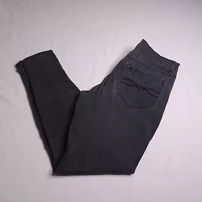 Mudd Mid Rise Skinny Jeans Jegging Fit Size 11 Mid Rise Black Denim Juniors • $17.97