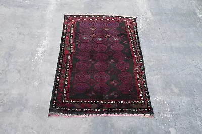 Vintage Afghan Tribal Maldari Rug Hand Knotted Rug 96x71Cm Best Quality • $130