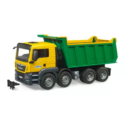 Bruder 1:16 Man TGS Construction Tipper Dump Truck Model Kids Play Toy Set 3y+ • $129