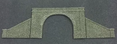 Javis JSTPOOS -1 X 00 Gauge Single Track Stone Tunnel Portal+Side Walls 1st Post • £10.99