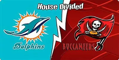 Miami Dolphins Vs Tampa Bay Buccaneers House Divided Flag 3x5 FT Football Flag • $19.99