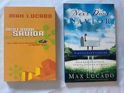 Max Lucado Lot Of 2 Books Next Door Savior Book And Participant's Guide Set New • $6.71