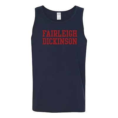 Fairleigh Dickinson University Knights/Devils Basic Block Tank Top - Navy • $23.99