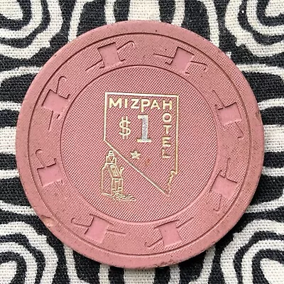 Mizpah Hotel $1 Tonopah Nevada Poker Gaming Casino Chip • $4.99