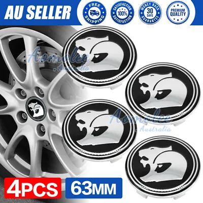 Set Of 4 Wheel Centre Caps For Holden 63mm HSV Coupe VZ VE VF EX GTS Commodore Y • $26.85