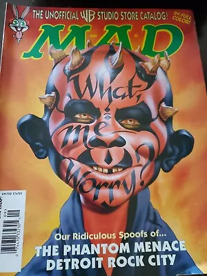 MAD Magazine #385 September 1999 Star Wars Phantom Menace Detroit Rock City • $10