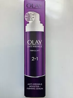 £9 • Buy OLAY ANTI WRINKLE FIRM & LIFT 2in1 SERUM 50ML/ BEAUTY MOISTURISING FLUID 200 Ml