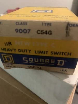 $130 • Buy Square D.  9007 C54G, Button Limit Switch Heavy Duty