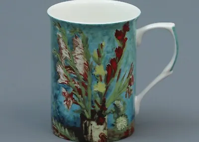 STECHCOL VAN GOGH VASE WITH GLADIOLI Bone China CAN Mug #2 • $16