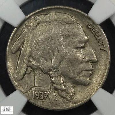 1937 D Three Legged 3 Legs Buffalo Nickel 5C NGC XF Details - Scratches • $760