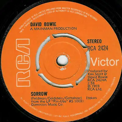 David Bowie - Sorrow (Vinyl) • £4