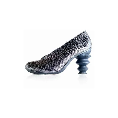 $189 • Buy IRREGULAR CHOICE Shoes Size 11 Metallic Croc Hologram Pumps *LOVELY* SZ 11