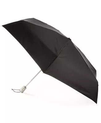 $79 Unisex Totes Black Sun Guard Signature Open/Close Compact Umbrella Neverwet • $7.98