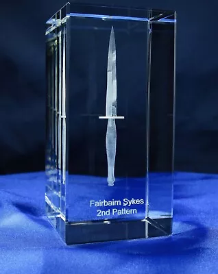 2nd Pattern Fairbairn Sykes Crystal. 120 Mm High X 50mm Square • £42.95