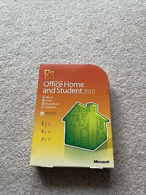 Microsoft Office Home & Student 2010 -Windows (3 Devices) - DVD With Product Key • $36.95