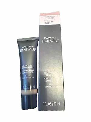 Mary Kay Timewise Luminous 3D Liquid Foundation Beige W 180 #100027 NEW • $17.99