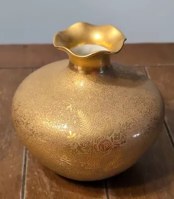 Limoges France Gold 5 3/4  Vase • $39.99