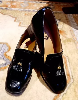 £17 • Buy Vintage Davella Patent Leather And Suede Mod/Northern Shoes Size 4. Boxed 