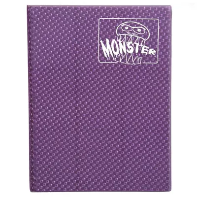 MON9PHPR Monster Protectors Binder: 9-pocket: Monster: Holofoil Purple • $31.11