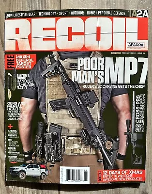 2022 RECOIL Gun Issue 64 POOR MAN'S MP7 + FREE Maxim Defense Target Poster GUIDE • $9.99