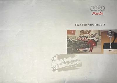 Audi Pole Position Issue 3 UK Brochure/ Poster A4 Quattro BTCC 1996/97 • £9.99