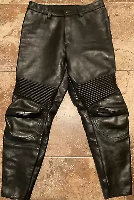 Vanson Leather Moto Pants ( Medium 32” ) Black • $169.15