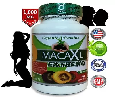 Maca Magic! Enhance Buttocks With 1000mg Maca Root - Natural Curves 🚀 Organic • $38.40