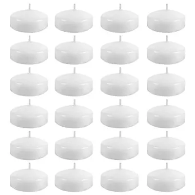 Floating Candles 10 Hour 3” White Floating Candles For Cylinder Vases Centerp... • $35.18