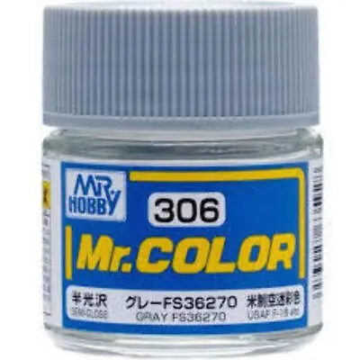 Mr. Hobby Mr. Color Lacquer C306 Semi-Gloss Gray FS36270 10ml C306 • $2.69