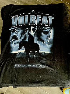 Volbeat Outlaw Gentlemen & Shady Ladies 2014 Tour Official T-Shirt Men's L • $19.85