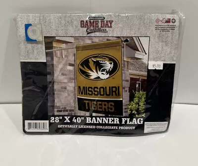 New UNIVERSITY OF MISSOURI TIGERS 28” X 40” Banner Flag By Game Day Outfitters • $15