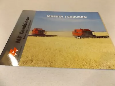 Massey Ferguson Rotary And Conventional Combines  Lit # 3768516m1  8/00-10-1 • $10