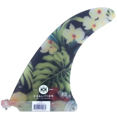 Koalition Waikiki Longboard Fin 8 Inch NEW Surfboard • £68.95