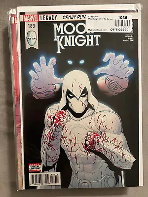 Moon Knight 189 (VF) -- Popular Series By Max Bemis And Jacen Burrows • $7.99