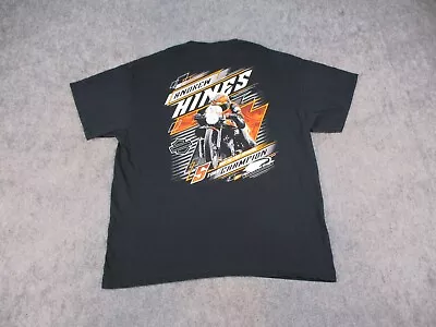 Harley Davidson Shirt Mens XL Black NHRA Drag Racing Screamin Eagle Andrew Hines • $19.99