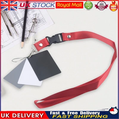 Balance Cards 3 In 1 18-degree Small Gray Card For Digital Cameras • £5.49