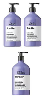 L'Oréal Professionnel Série Expert Blondifier Conditioner 750ml Pack Of 3 • £86.50