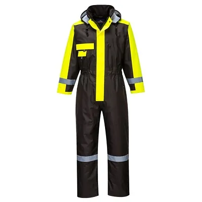 Portwest Winter Thermal Waterproof Padded Lined Coverall Boilersuit S585 • £63.95